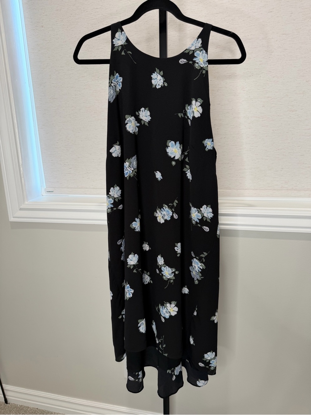 Mossimo Supply Co. Black High-Low Floral Dress